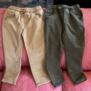 Set of 2 Car & Jack pull on pants